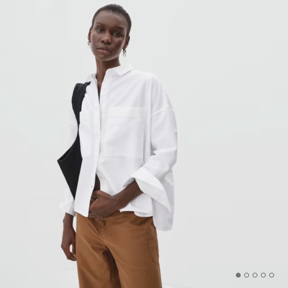 Everlane boxy shirt xs